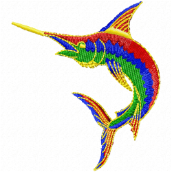 Fishes Embroidery Design 7 Fishes Embroidery Design 7